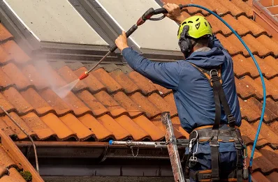 Démoussage et hydrofuge de toiture à Gimel-les-Cascades
